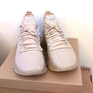 Steve Madden tan sparkle sneakers